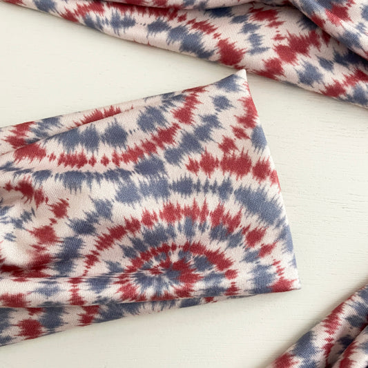 Vintage Tie Dye Twist Headband