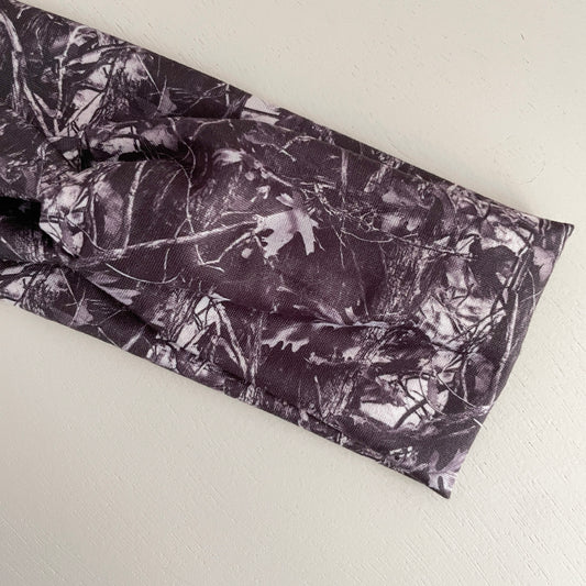 Black and Grey Camo Twist Headband