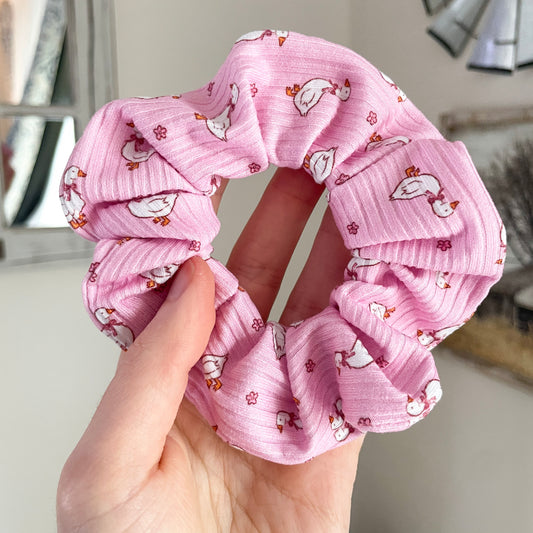 Goose Scrunchie