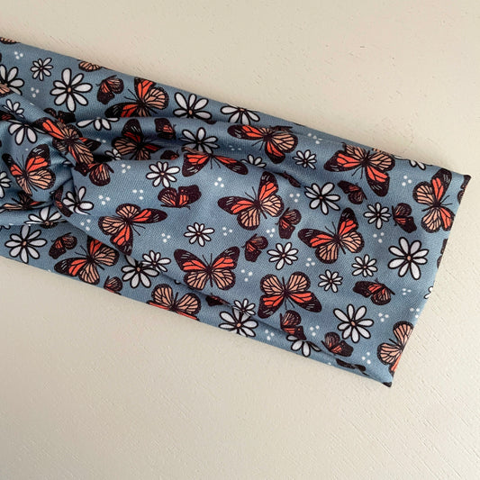 Monarch Butterfly Twist Headband