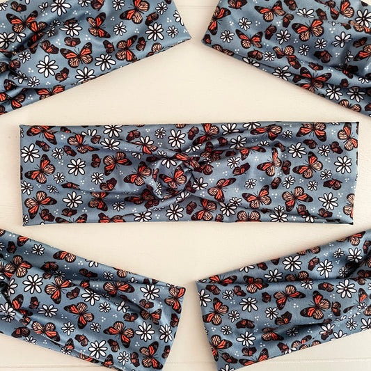 Monarch Butterfly Twist Headband