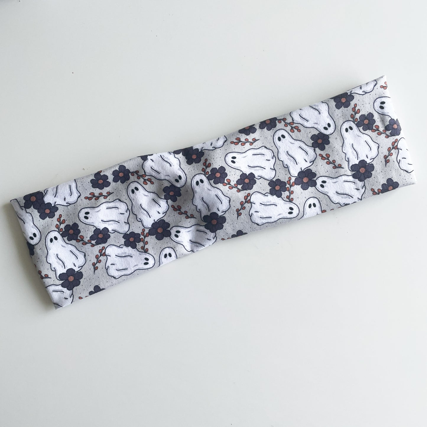 Floral Ghosts Twist Headband