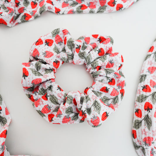 Strawberry Scrunchie