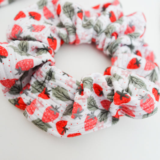 Strawberry Scrunchie