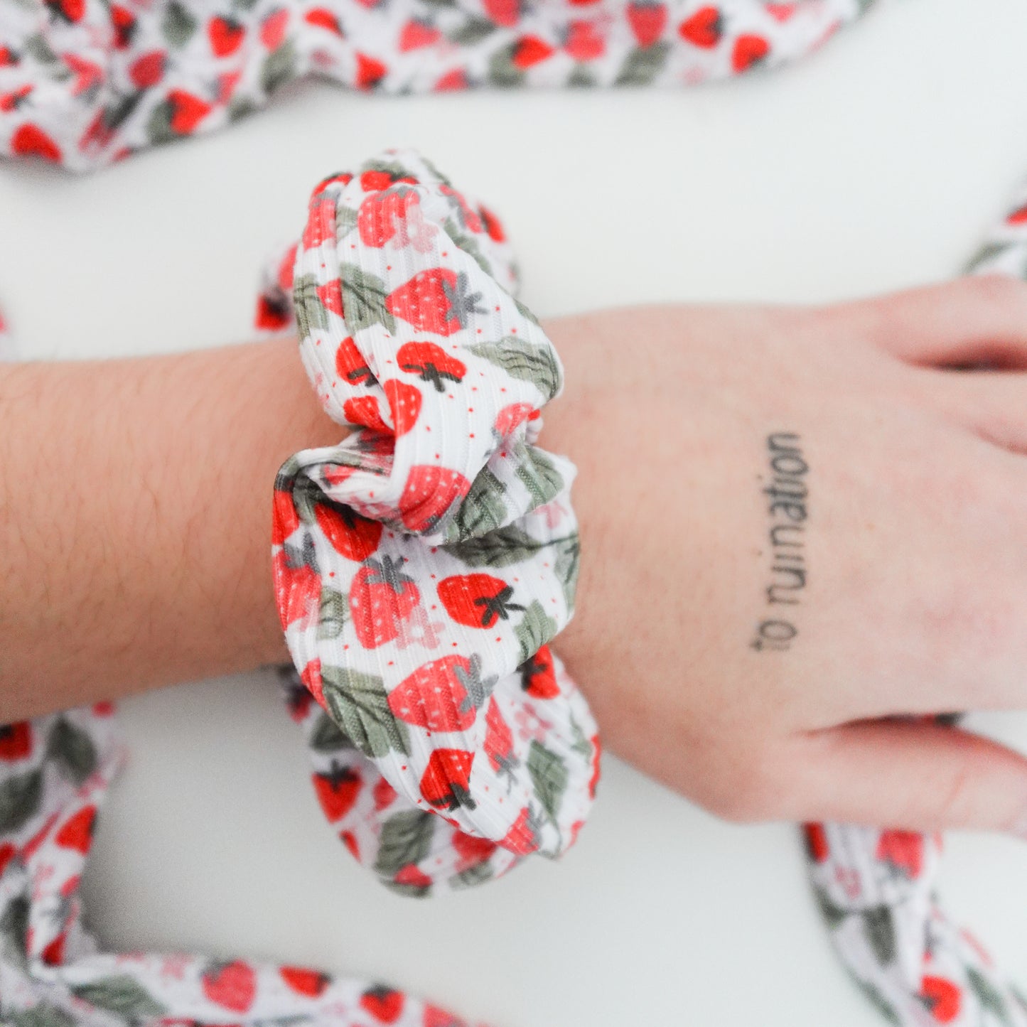 Strawberry Scrunchie