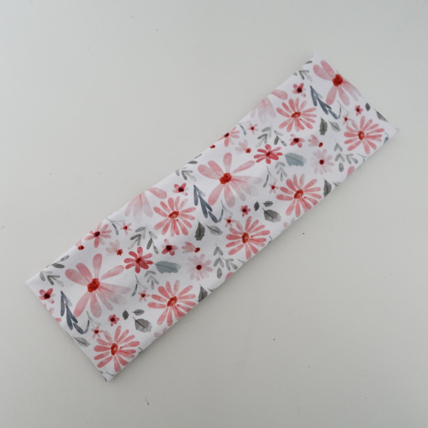 Pink Floral Twist Headband