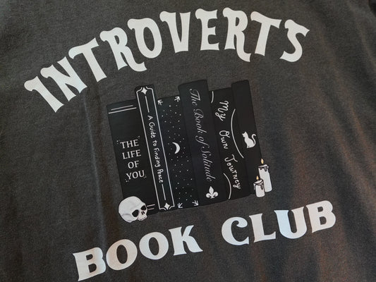 Introverts Book Club T shirt *preorder*