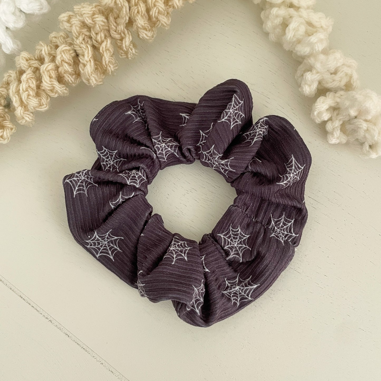 Spider Web Scrunchie