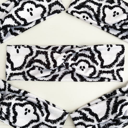 Tie Dye Ghost Twist Headband