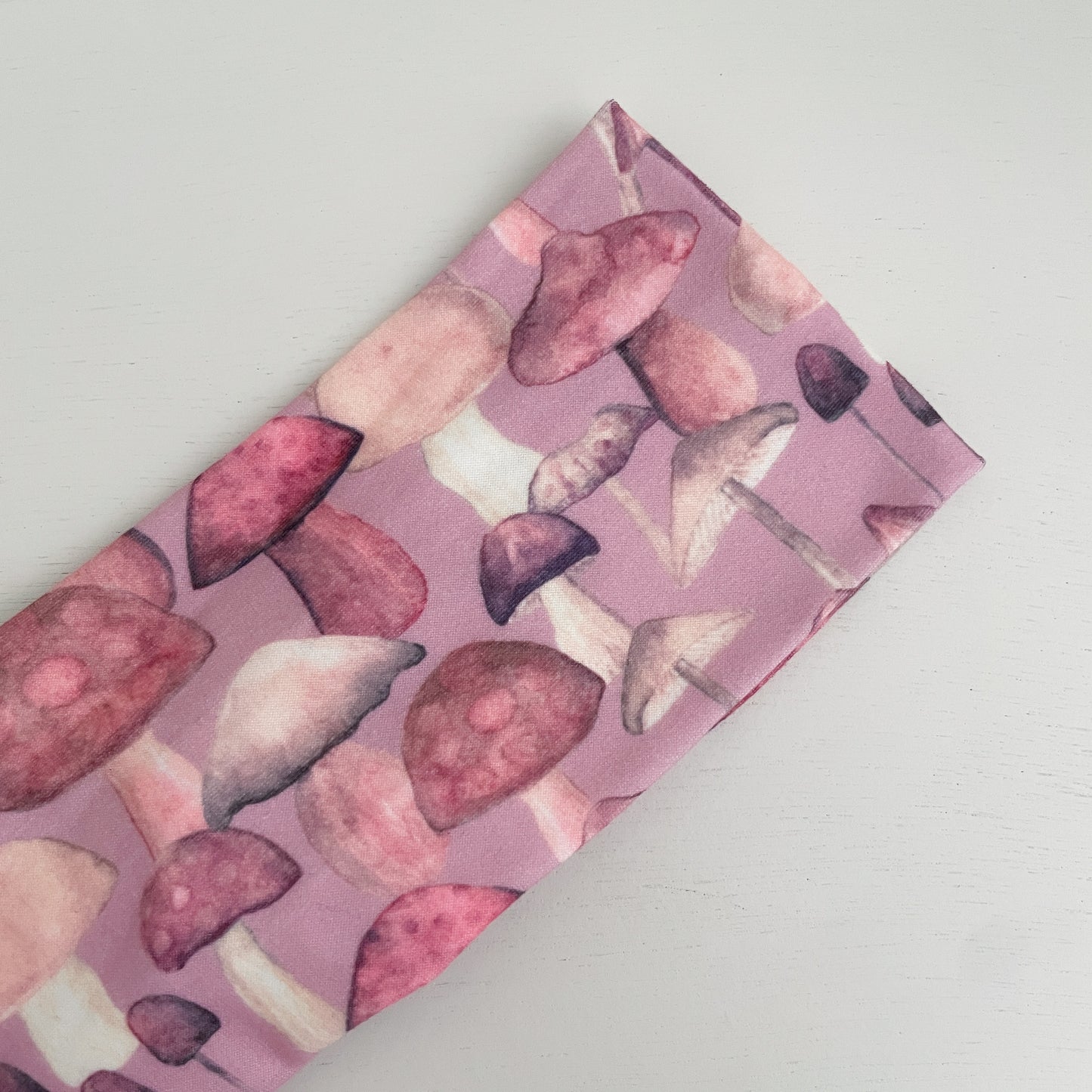 Pink Mushroom Twist Headband