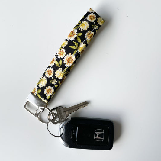 Sunflower Keychain Wristlet