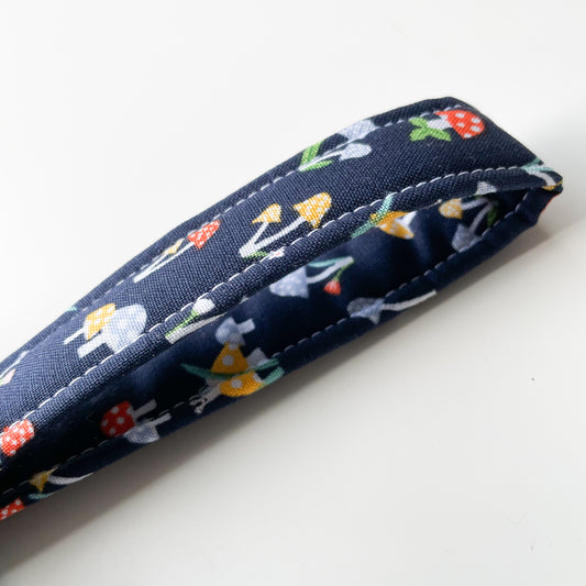 Mushroom Keychain Wristlet