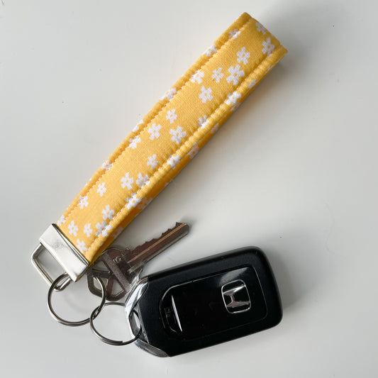 Sunshine Floral Keychain Wristlet