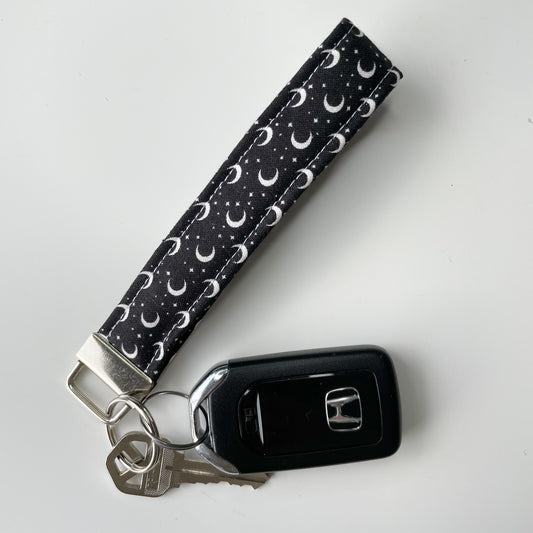 Crescent Moon Keychain Wristlet