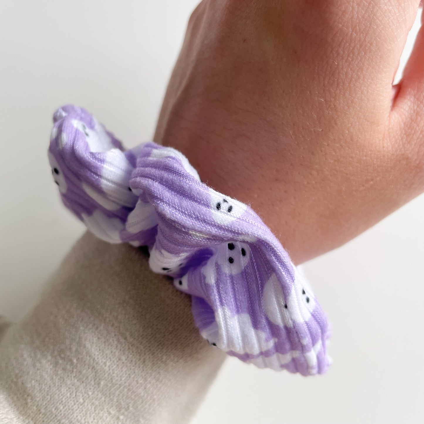 Lavender Ghost Scrunchie