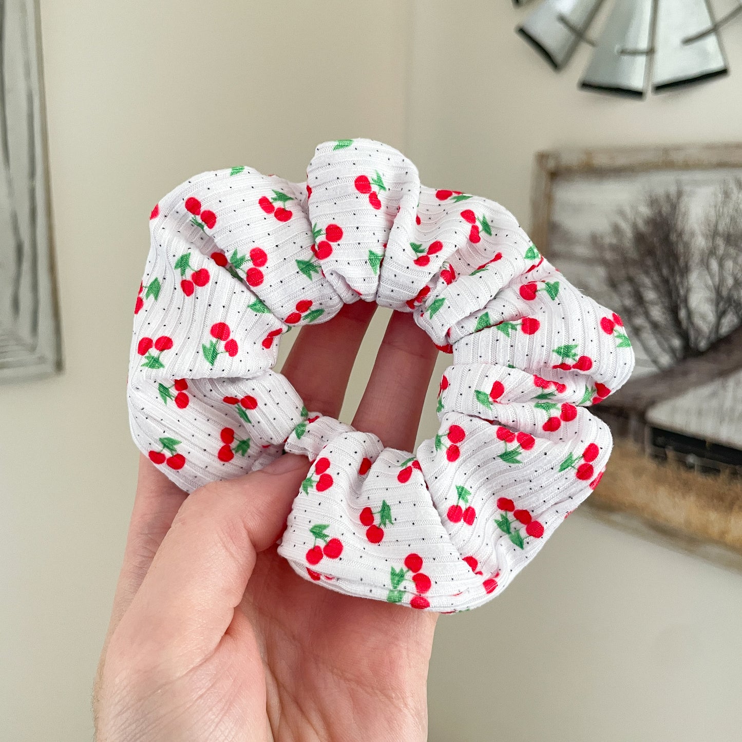 Cherry Scrunchie