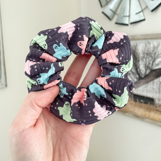 Colorful Ghosts Scrunchie