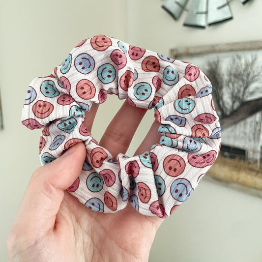 Smiley Face Scrunchie