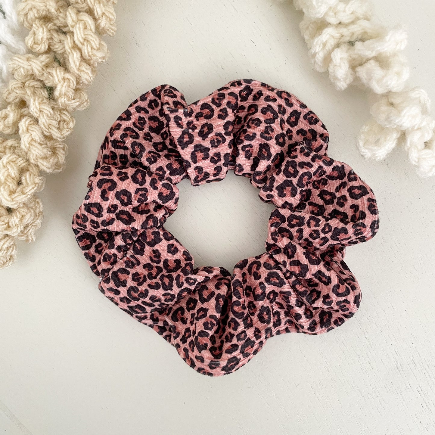 Leopard Print Scrunchie