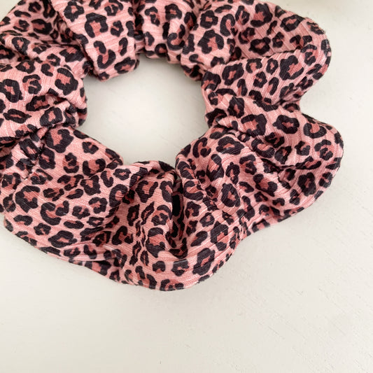 Leopard Print Scrunchie