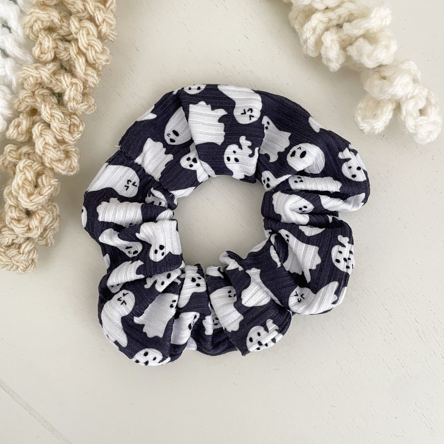 Black Ghost Scrunchie