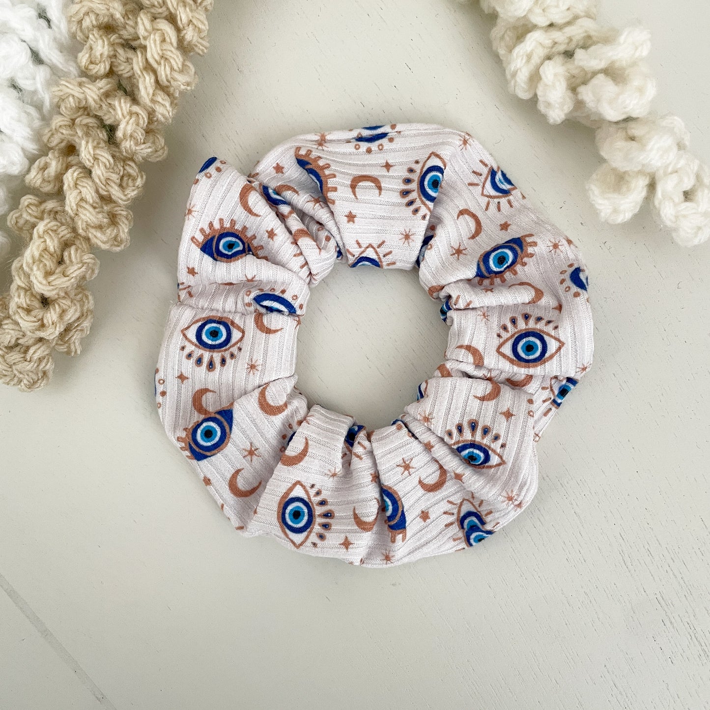 Evil Eye Scrunchie