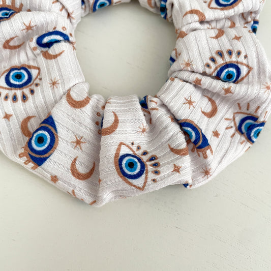 Evil Eye Scrunchie