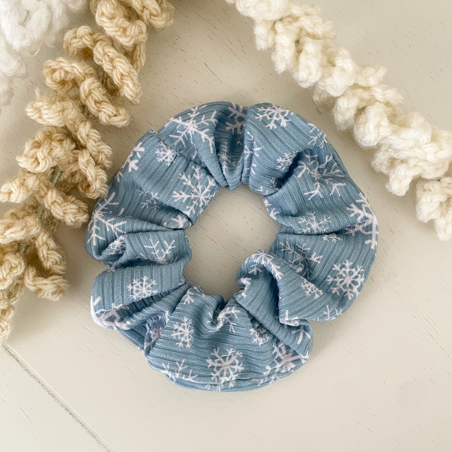 Snowflake Scrunchie