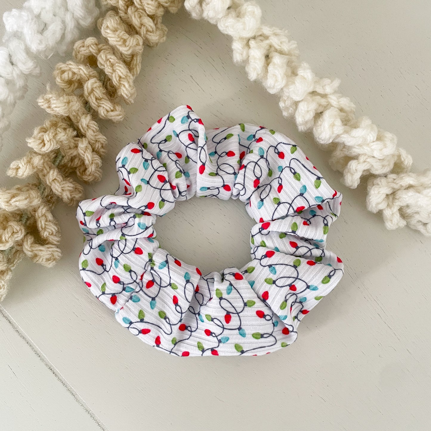 Christmas Lights Scrunchie