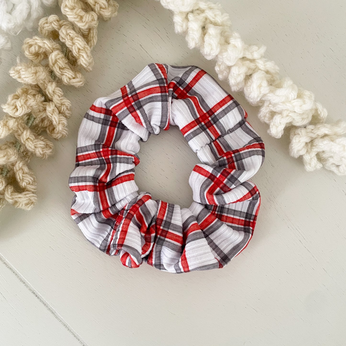 Holiday Plaid Scrunchie