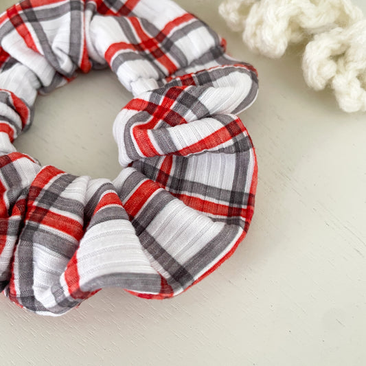 Holiday Plaid Scrunchie