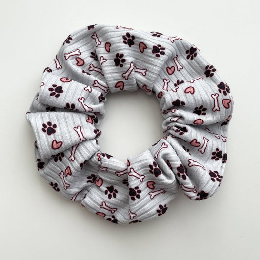 Paw Print Scrunchie
