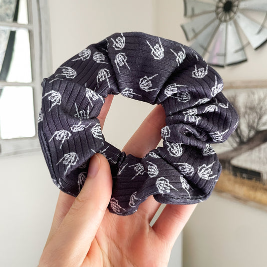 Rock Skeleton Scrunchie