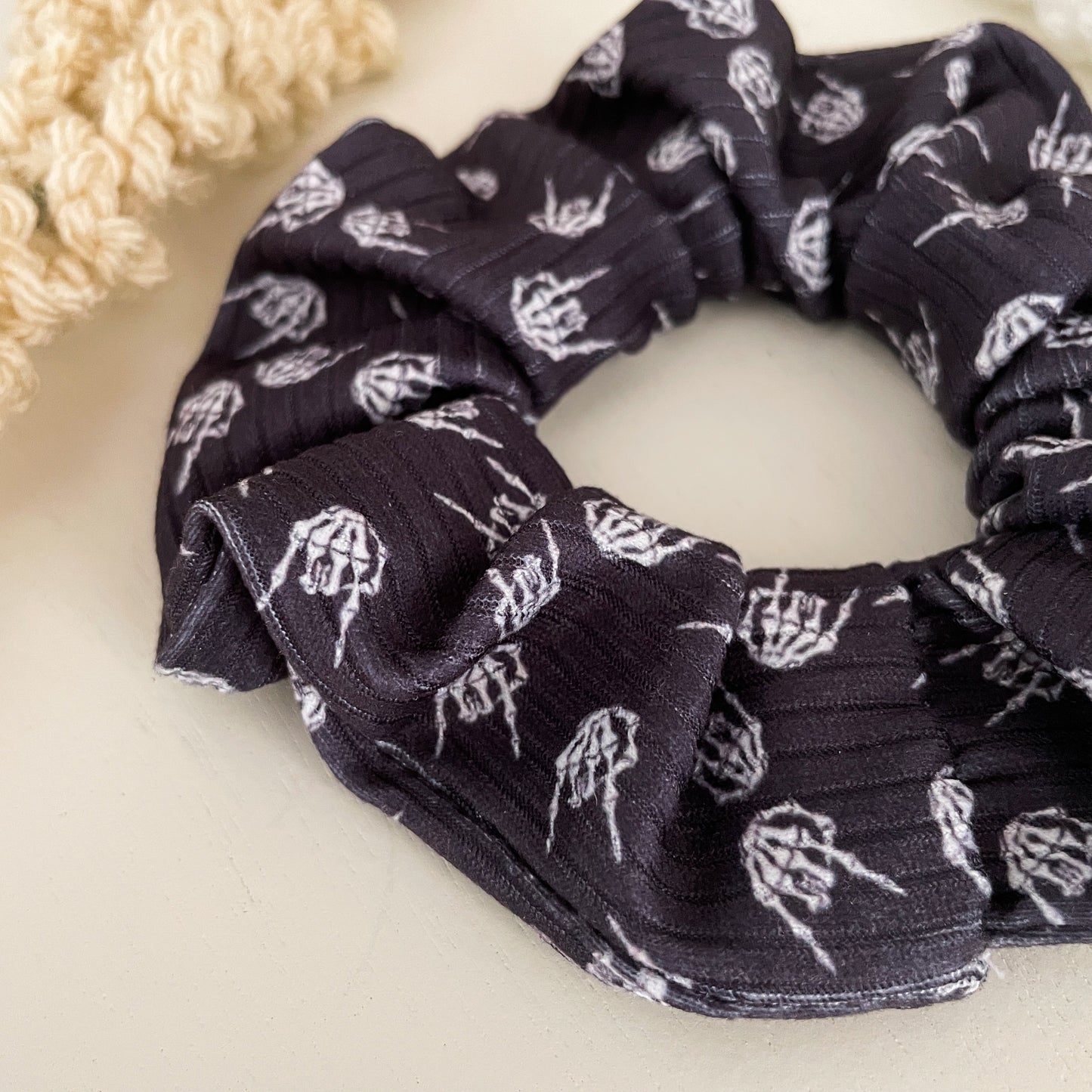 Rock Skeleton Scrunchie