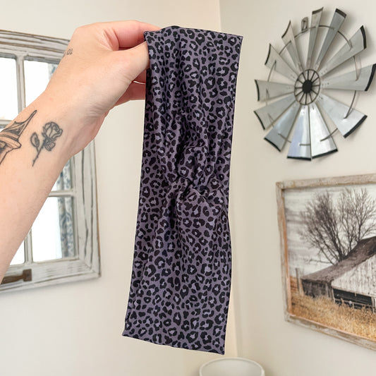 Leopard Twist Headband