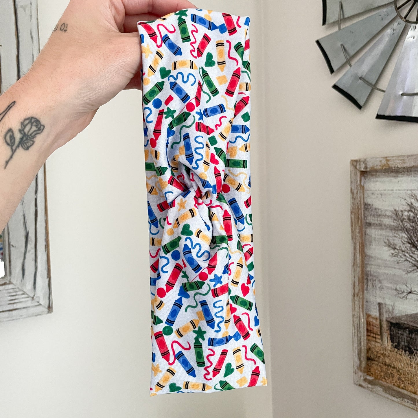 Crayons Twist Headband