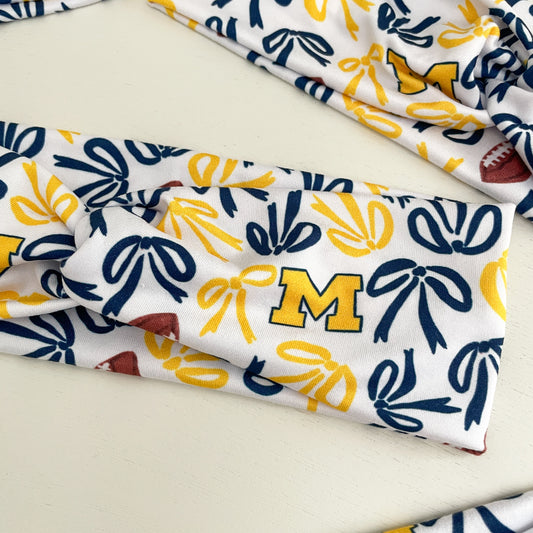 U of M Twist Headband