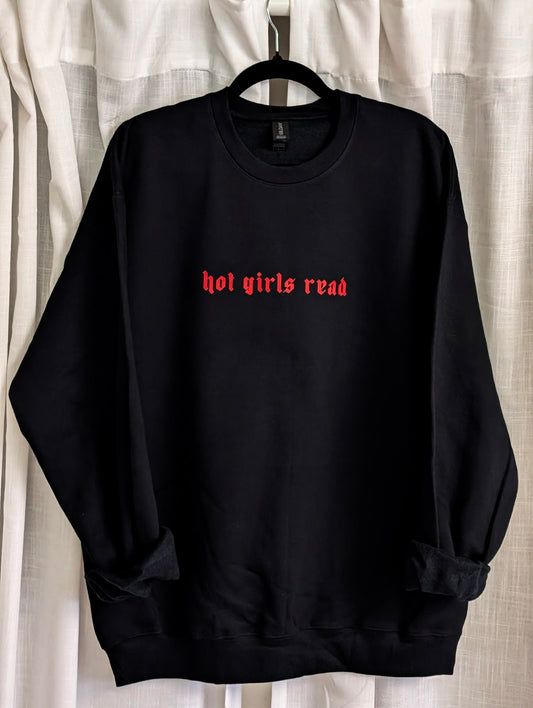 Hot Girls Read Sweatshirt *preorder*