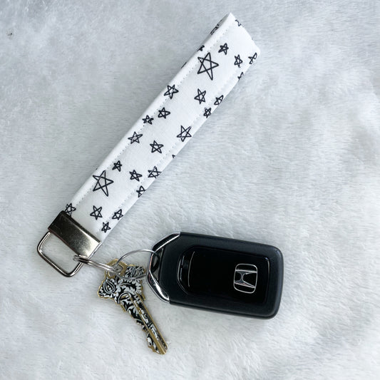 Doodle Stars Keychain Wristlet