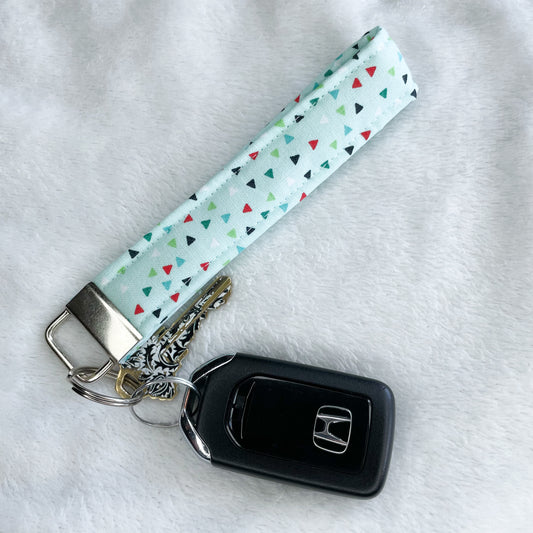 Little Triangle Keychain Wristlet