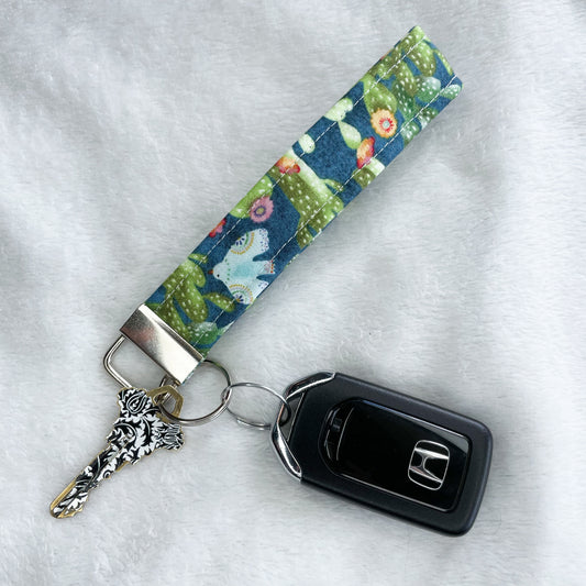 Succulent Keychain Wristlet