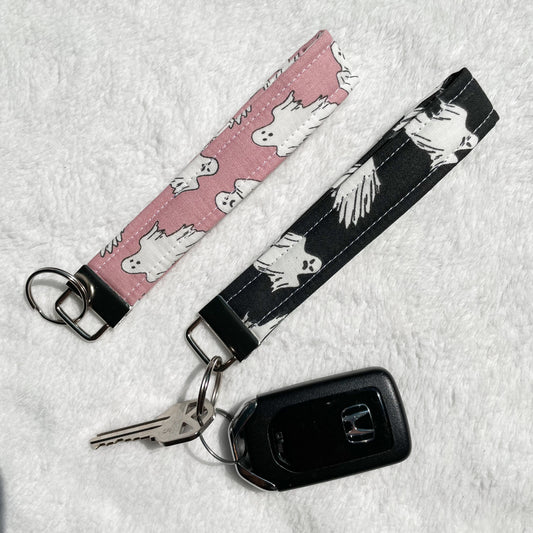 Glow In The Dark Ghost Keychain Wristlet