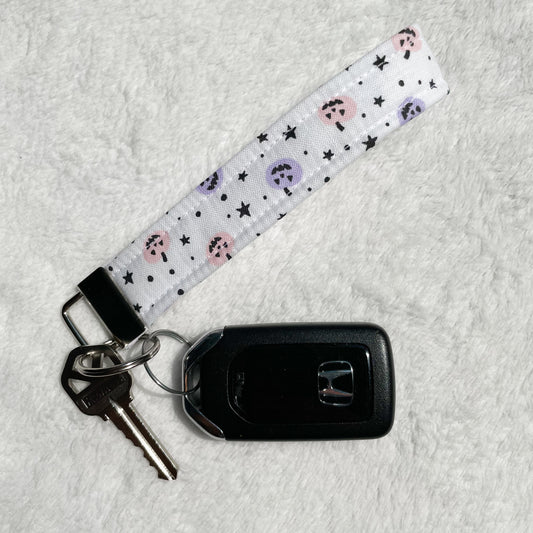 Pastel Pumpkins Keychain Wristlet