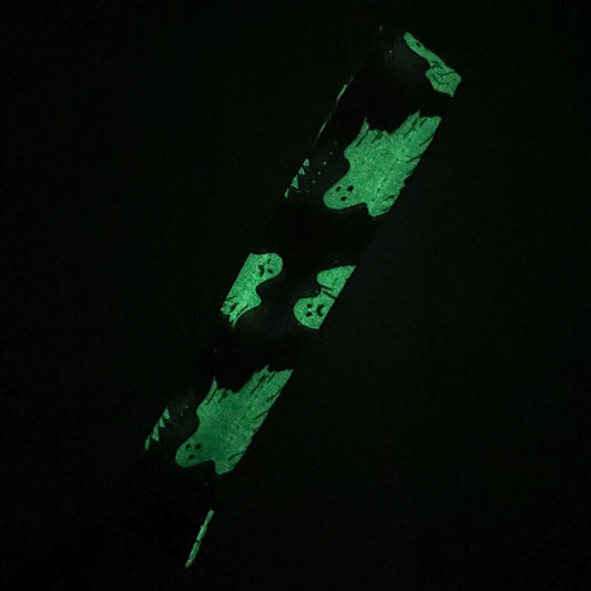 Glow In The Dark Ghost Keychain Wristlet