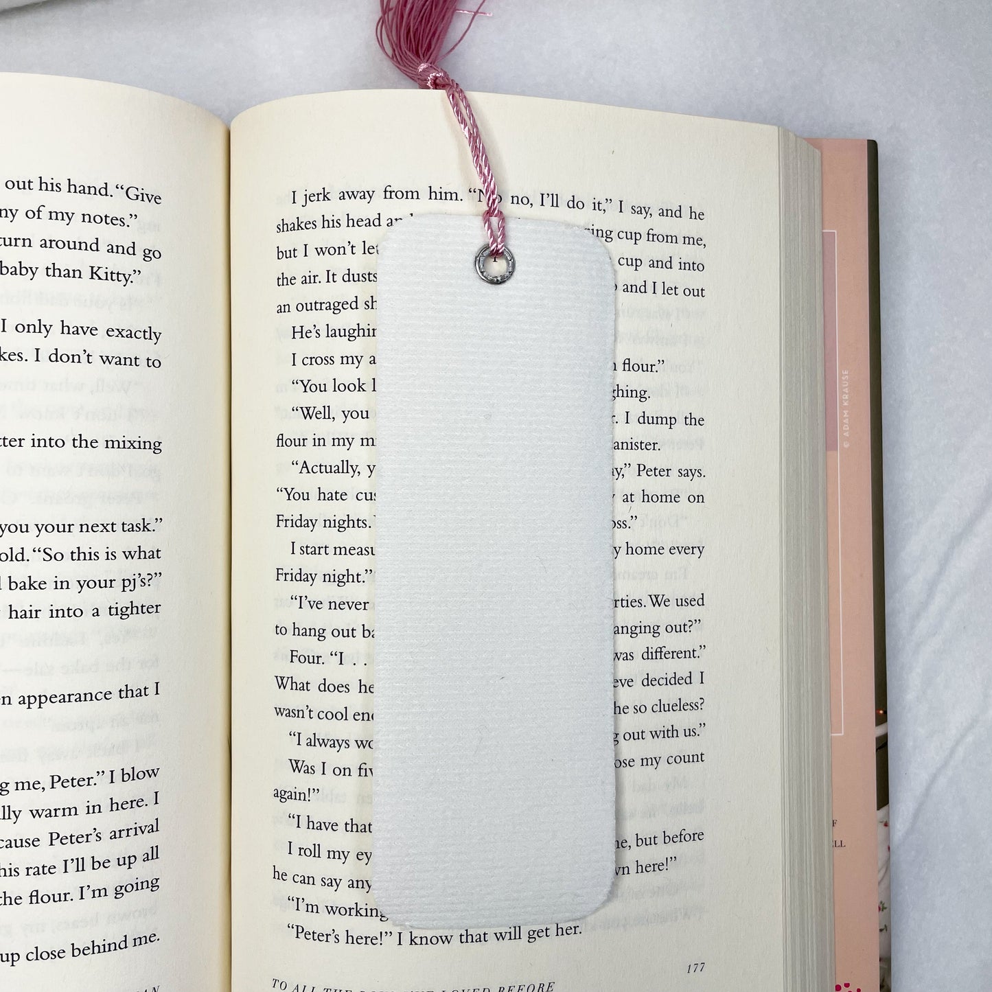 Minimalistic Floral Bookmark