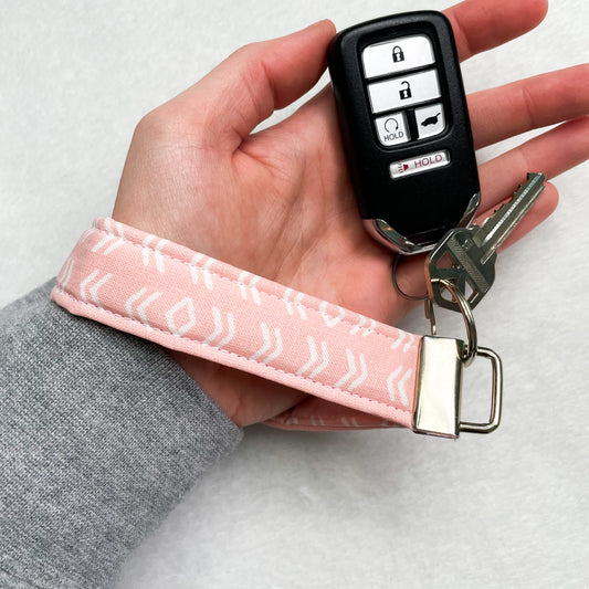 Pink Arrows Keychain Wristlet