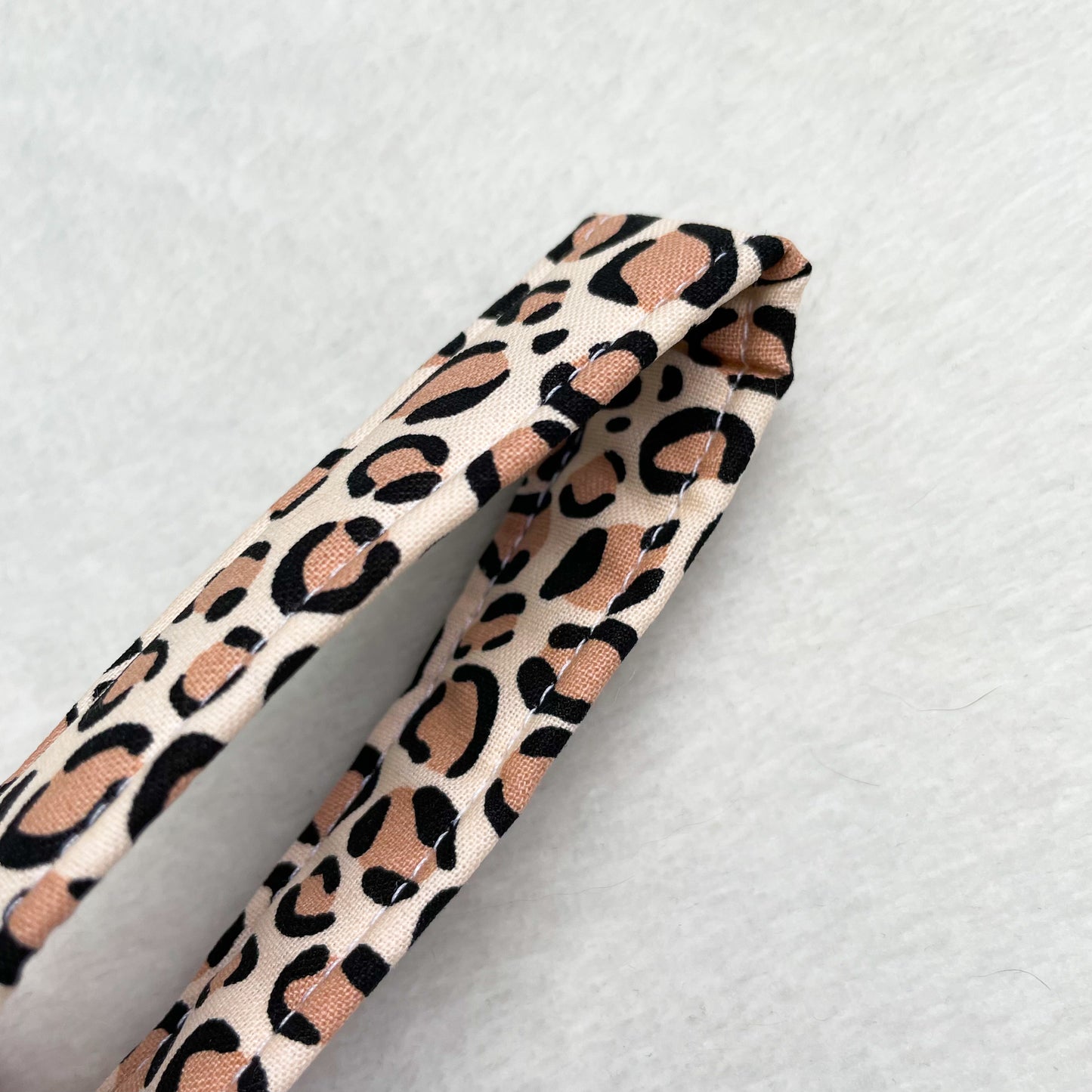 Leopard Print Keychain Wristlet