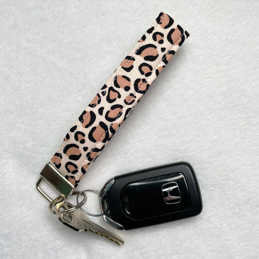 Leopard Print Keychain Wristlet