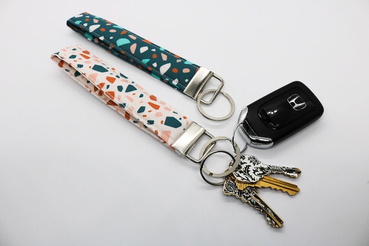 Terrazzo Keychain Wristlet