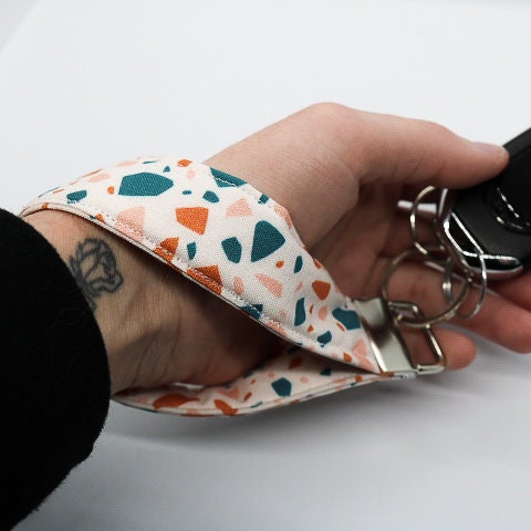 Terrazzo Keychain Wristlet